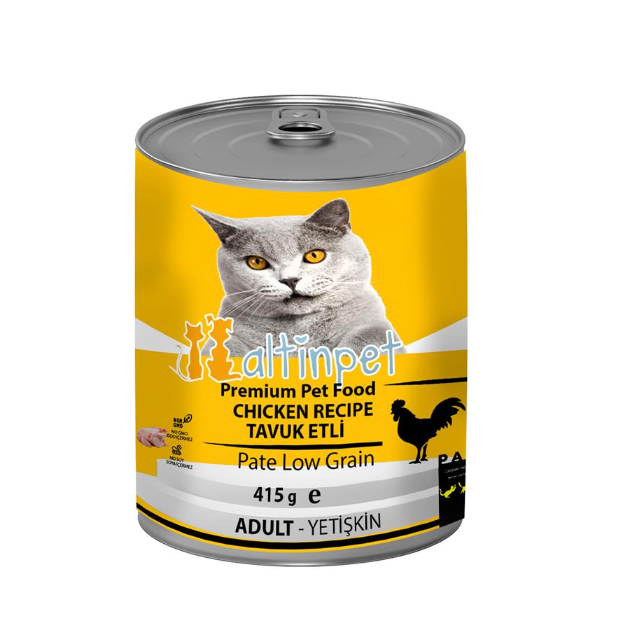 Tavuk Etli Yaş Yetişkin Kedi Maması 415g x 24 Adet