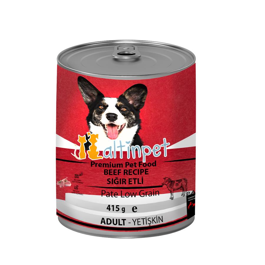 Sığır Etli Yaş Yetişkin Köpek Maması 415g x 24 Adet