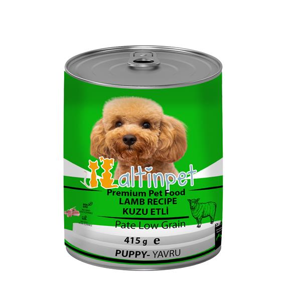 Kuzu Etli Yaş Yavru Köpek Maması 415g x 12 Adet